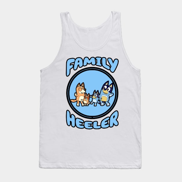 Family Heeler II Tank Top by Gunung Sambojorka